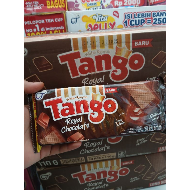 

tango hajatan 110g tango royal chocolate 110g isi 24pcs/Dus