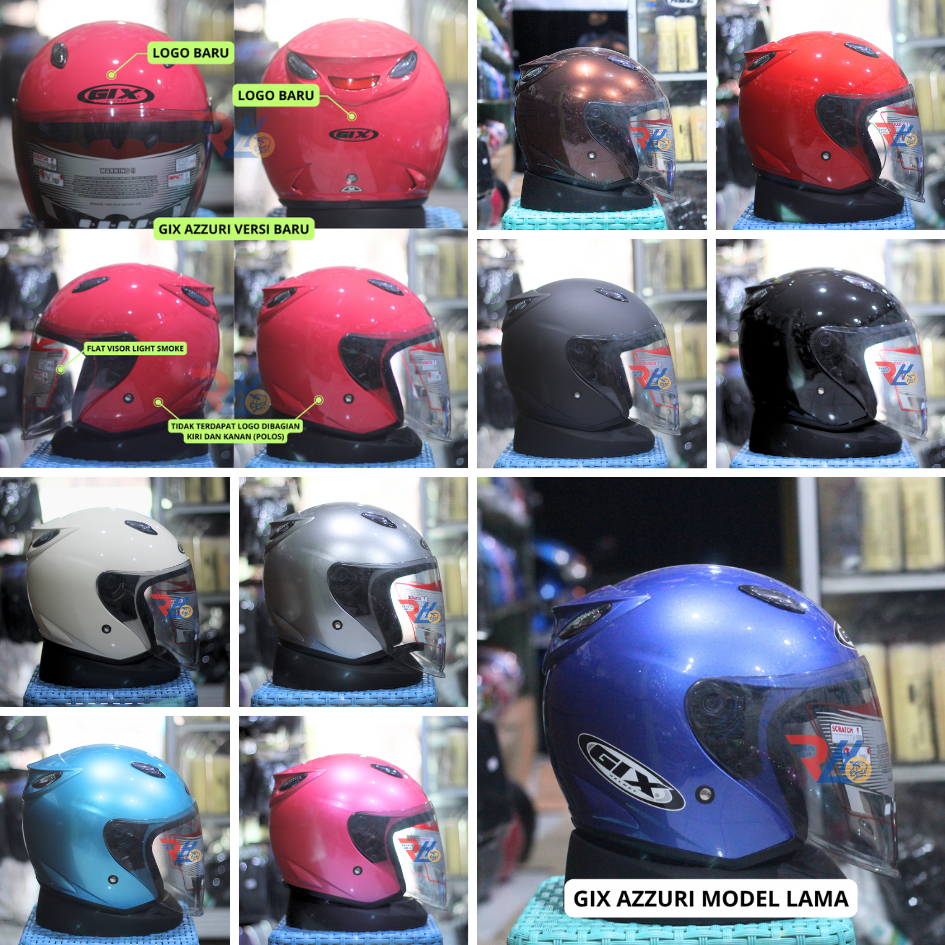 Helm Centro GIX Azzuri & Azzuri New