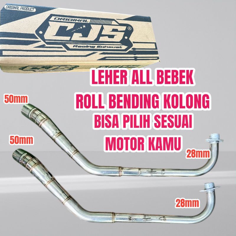 Leher kolong Knalpot Blade Revo fi Revo absolute Supra x 125 fi Type Atas Standart Inlet 50 TERLARIS