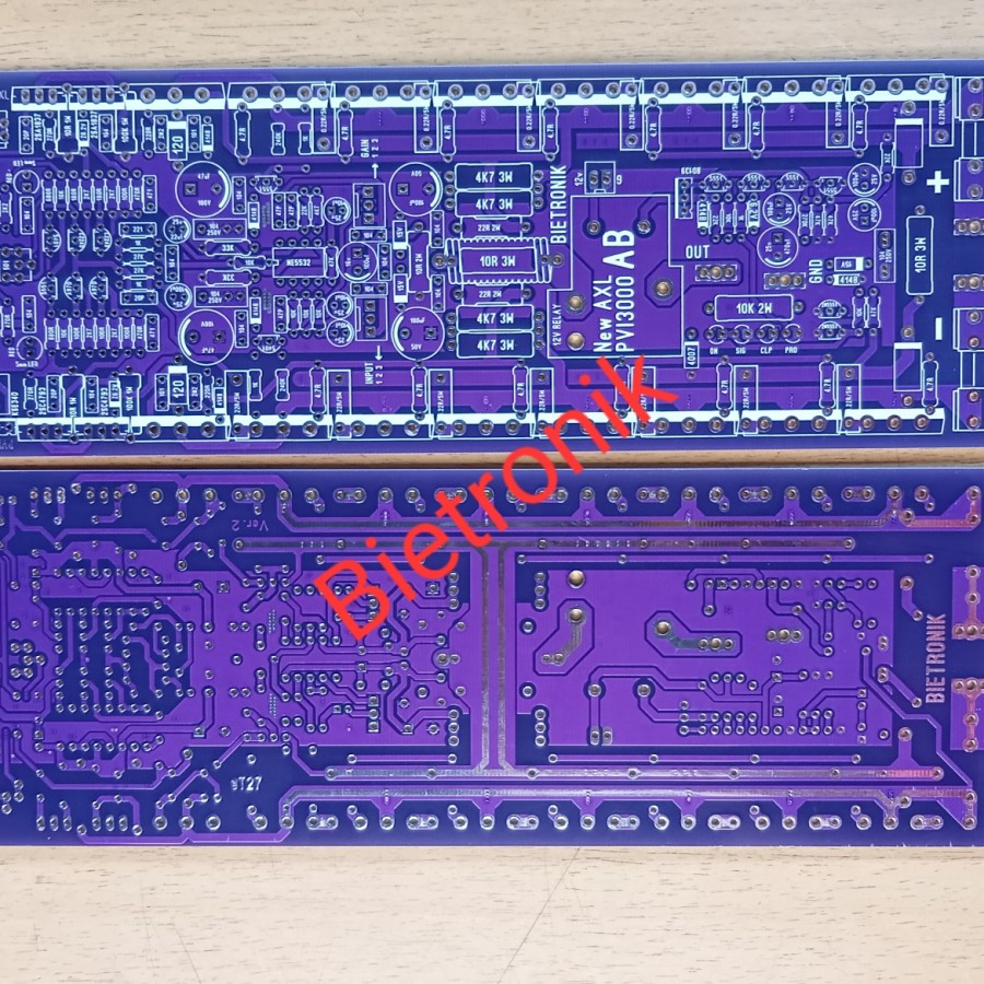 PCB AXL Amp Class AB 2U Dauble Layer