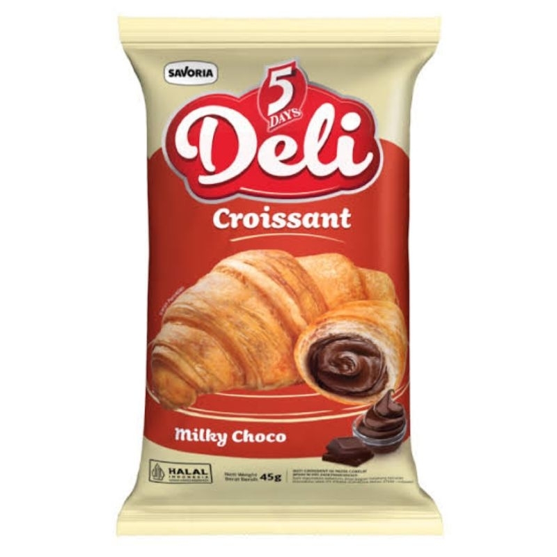 

Roti Croissant Deli 1 dus isi 20pc Khusus Rasa Coklat