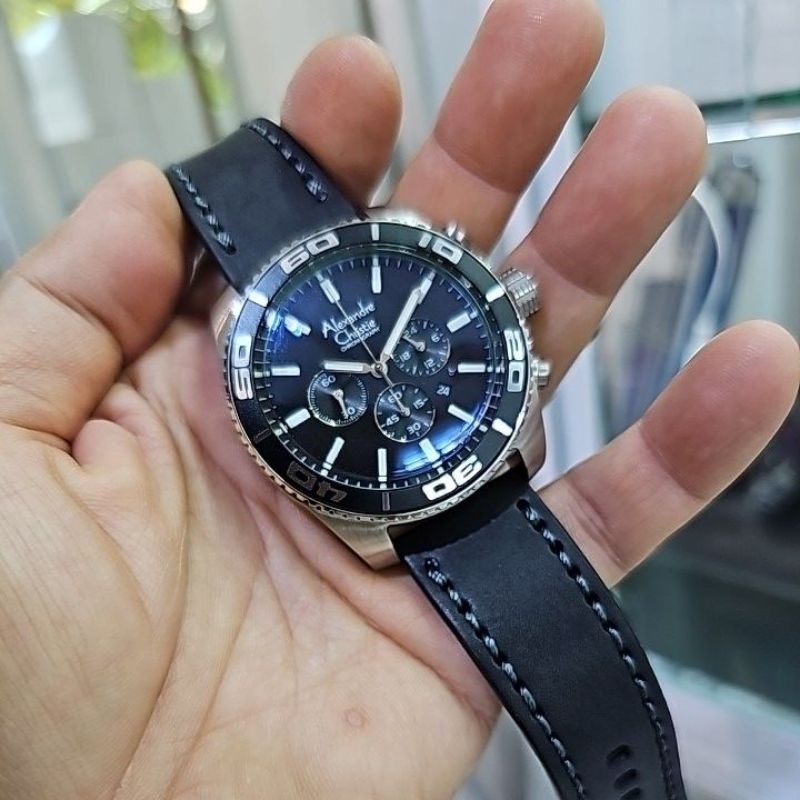 jam tangan pria sport ALEXANDRE CHRISTIE 6500 MCLSSBA