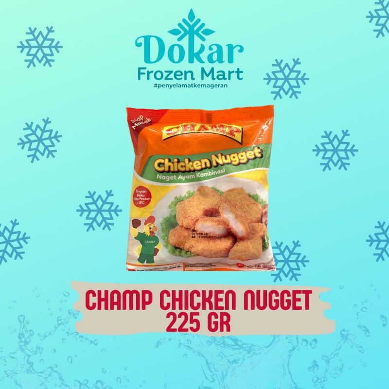 

CHAMP CHICKEN NUGGET 225GR/450GR