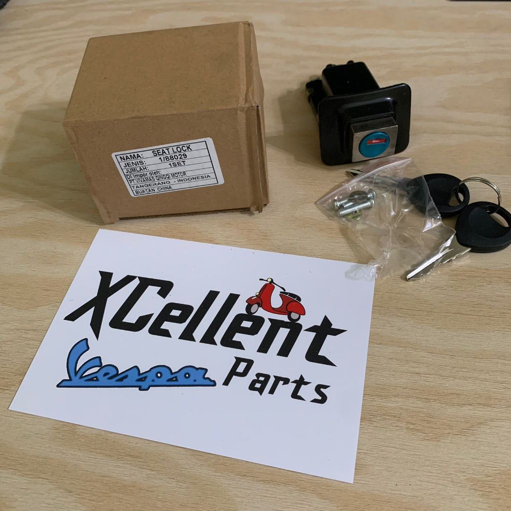 Rumah Kunci Jok Vespa Spartan New PX Arcobaleno