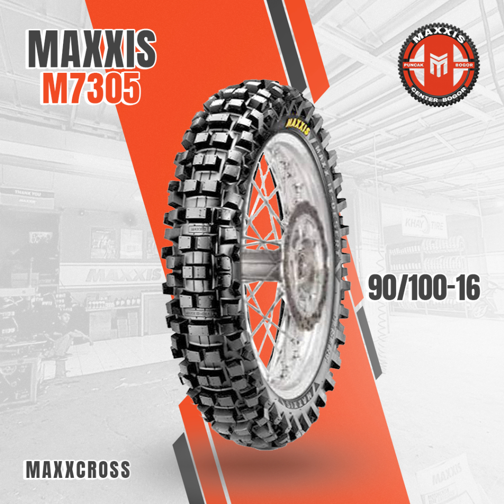 MAXXIS M7304 MAXXCROSS 90/100-16 Non Tubeless Ban Motor Trail Motocross Ring 16 Bukan Tubles