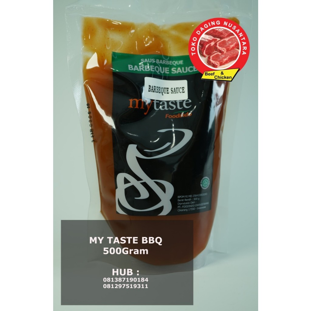 

MY TASTE BARBEQUE SAUCE 500GR