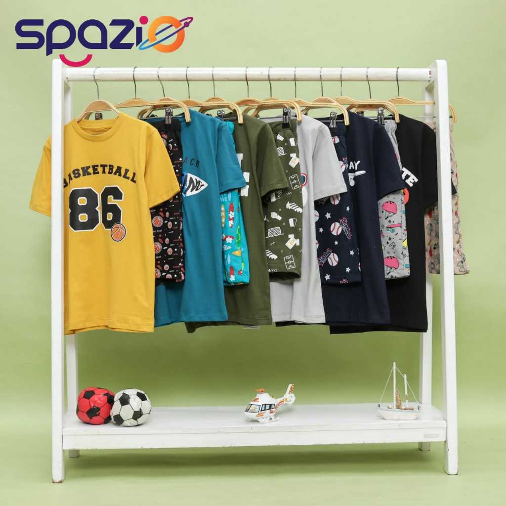 (Usia 8 tahun) Setelan anak laki-laki Sport Suit Kids by Spazio di Master kidswear / Spazio T-Shirt 