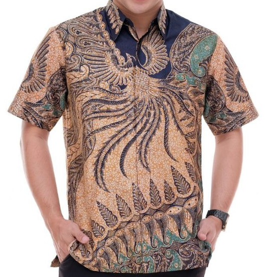 Kemeja Batik Satin / Kemeja Batik Casual Formal / Batik Pria Premium / Batik Pekalongan