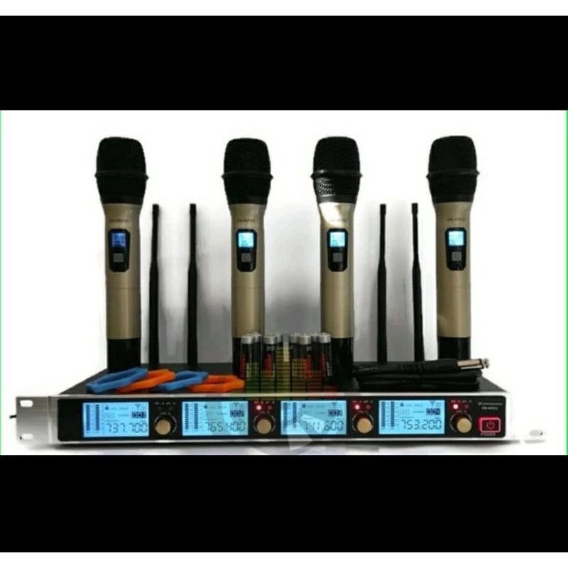 Mic Wireless Sennheiser EM450 G3 EM 450G3 4 Microphone Handheld