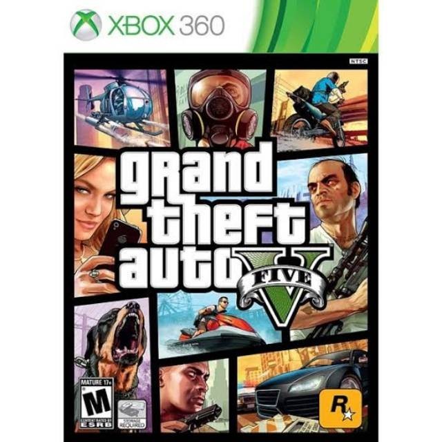 Kaset GTA V Xbox 360 RGH