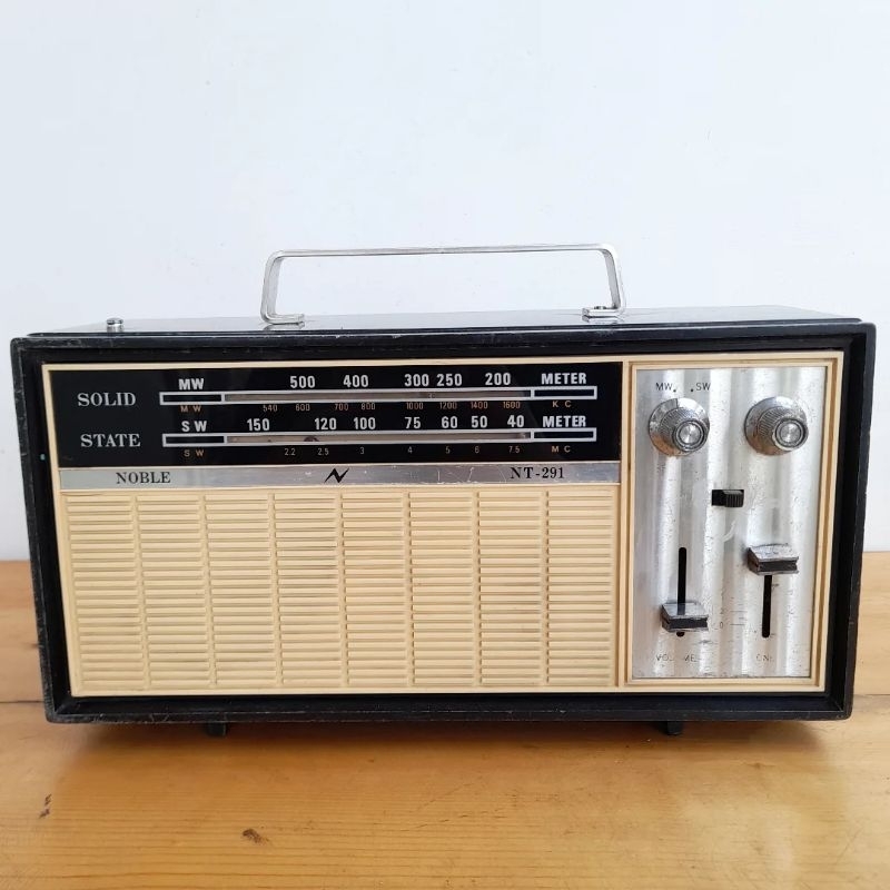 radio nobel transistor jadul antik vintage no radio tabung