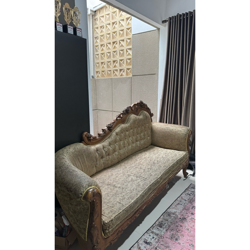 Kursi sofa Jati Second Antik