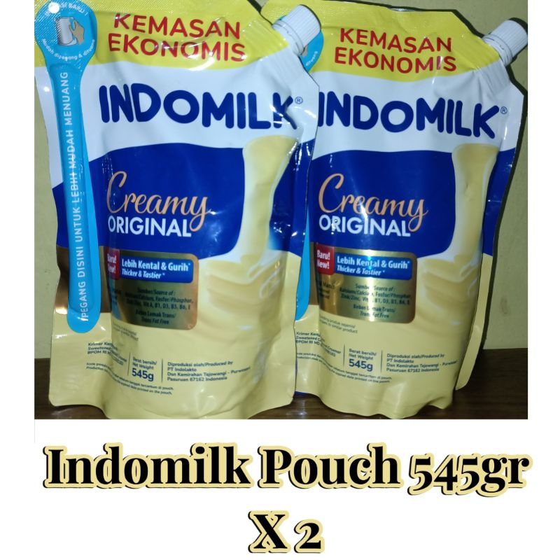 

Indomilk putih Pouch 545gr x2 (paket 2 pcs)