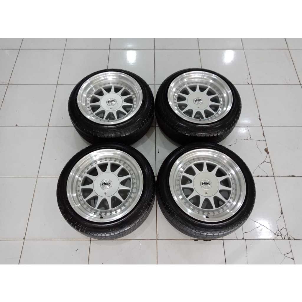 JUAL VELG RACING MODEL IKIMASU HSR R16X8/9 8X100/114,3 ET30/25 S/P + PHI(2023) 195/205 50 R16(70%)QA
