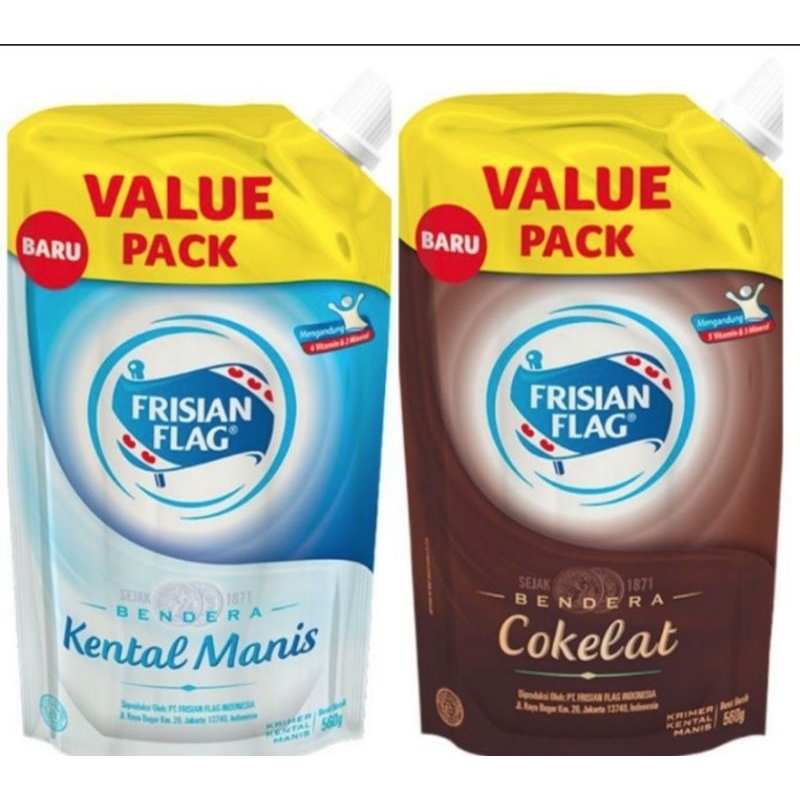 

susu jental manis Frisian flag varian coklat