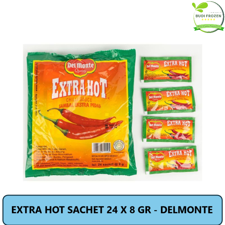 

DELMONTE SACHET SAUS EXTRA HOT/SAUS TOMAT 24 X 8 GR