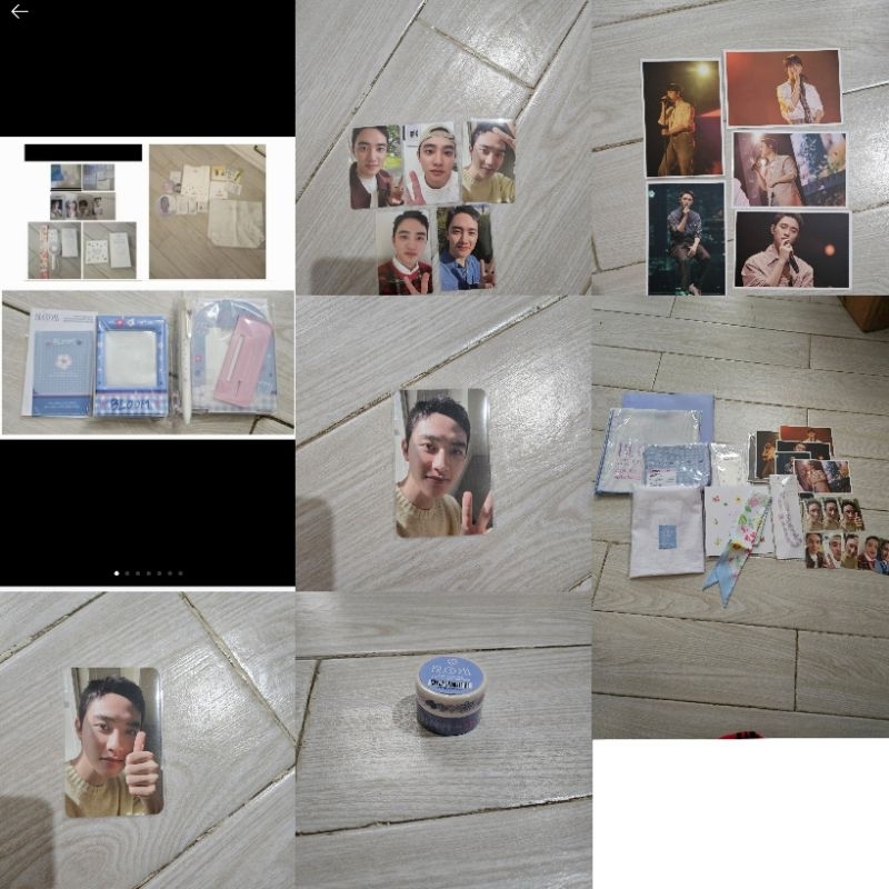 EXO kyungsoo kyung soo d.o. bloom blossom merch finale md official hongkong taipei japan no pc a4 po