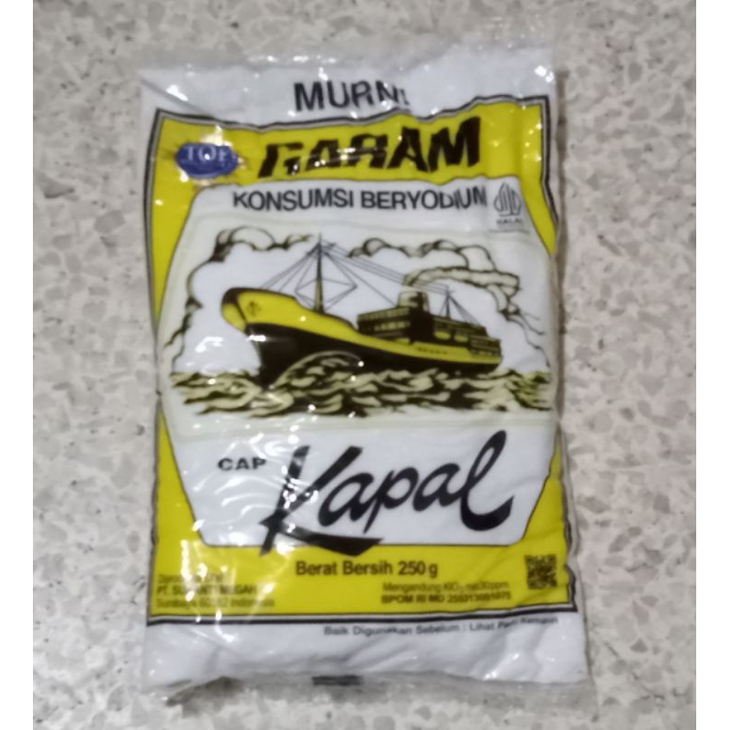 

Garam Murni cap KAPAL 250gr