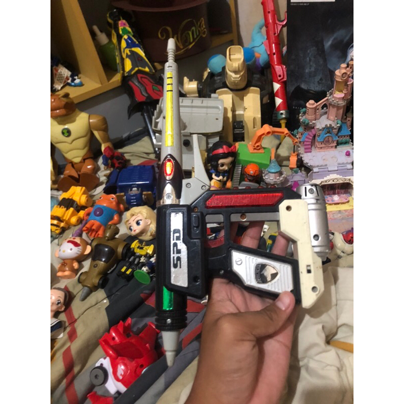 Dx power ranger / senjata power ranger bandai ori elektrik of