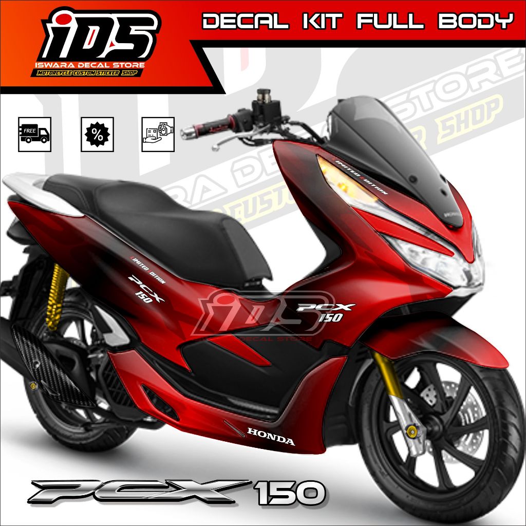 Decal Pcx Full Body Stiker Pcx Full Body Dekal Pcx Full Body Decal Pcx 150 GRADASI