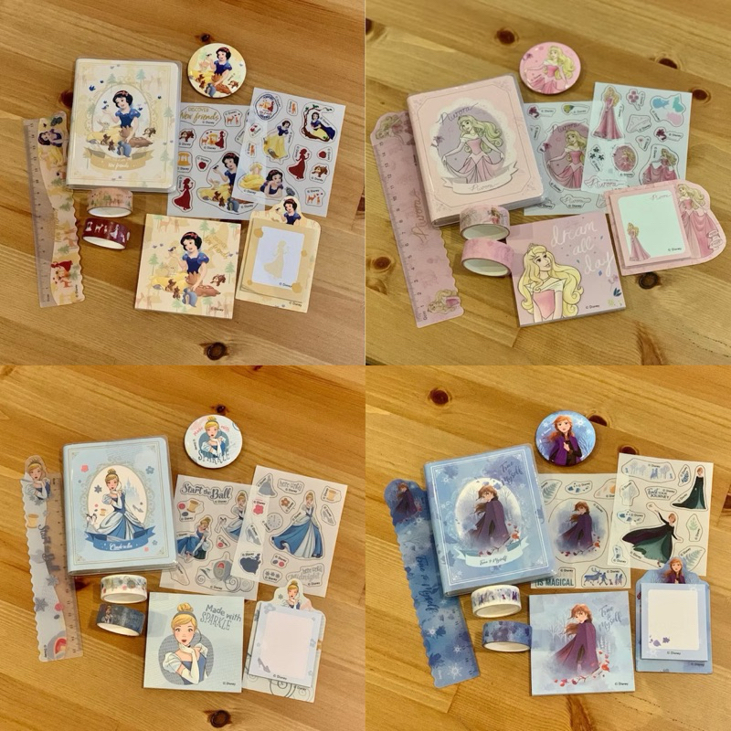 

Schedule Book Diary Buku Catatan Notebook Notepad Perlengkapan Tulis Gift Set Disney Princess Cinderella Aurora Mulan Jasmine Belle Lucu Unik Hadiah Gift