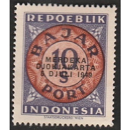 

A 11480 SATU BUAH PRANGKO REPOEBLIK INDONESIA 10 SEN CETAK TINDIH MERDEKA DENGAN KONDISI BELUM ADA CAP