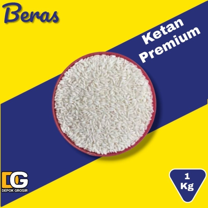 

Beras Ketan Putih Premium 1Kg