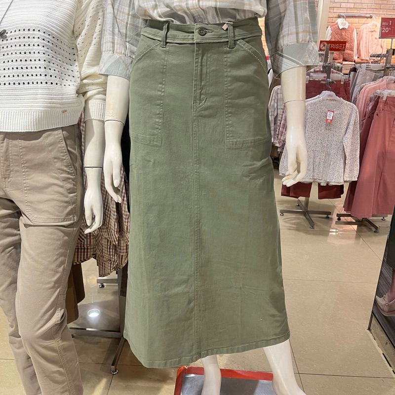 Rok wanita bahan jeans Triset original