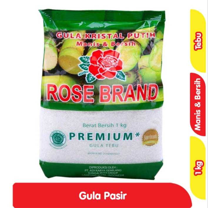 

Rose Brand Premium Gula Tebu 1 kg