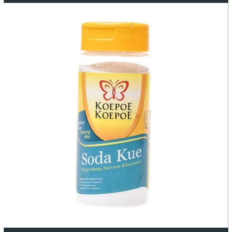 

FREE PACKING- Koepoe Koepoe Soda Kue 178Gr/ Bahan Tambahan Kue