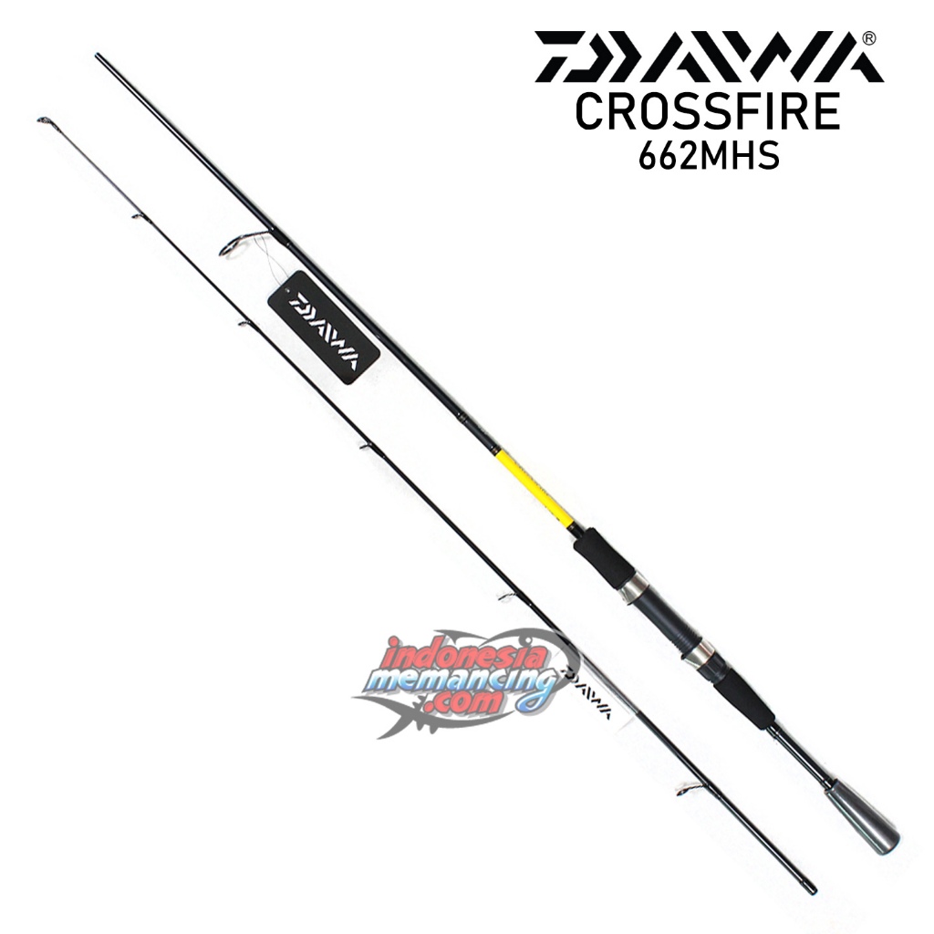 Joran DAIWA CROSSFIRE | 602 MB MS MHS 662MHS SD.R | Spinning | Baitcasting ~ Indonesia Mancing Store