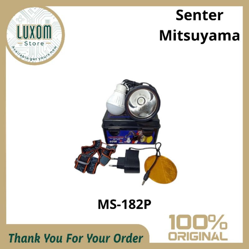 Senter Mitsuyama MS-182P/Senter Kepala/Senter/Mitsuyama/Senter Mitsuyama