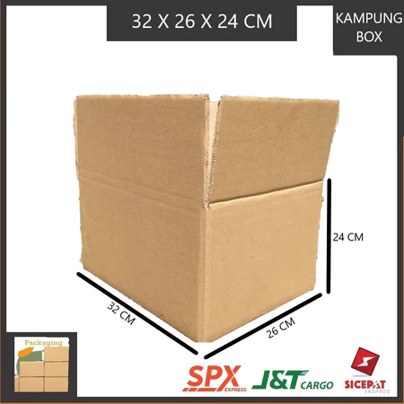 

KARDUS PACKING SINGGLE WALL UKURAN P32xL26xT24