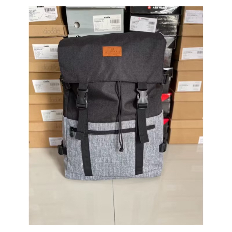 Tas ransel airwalk reonte backpack grey black aiwbp230901G