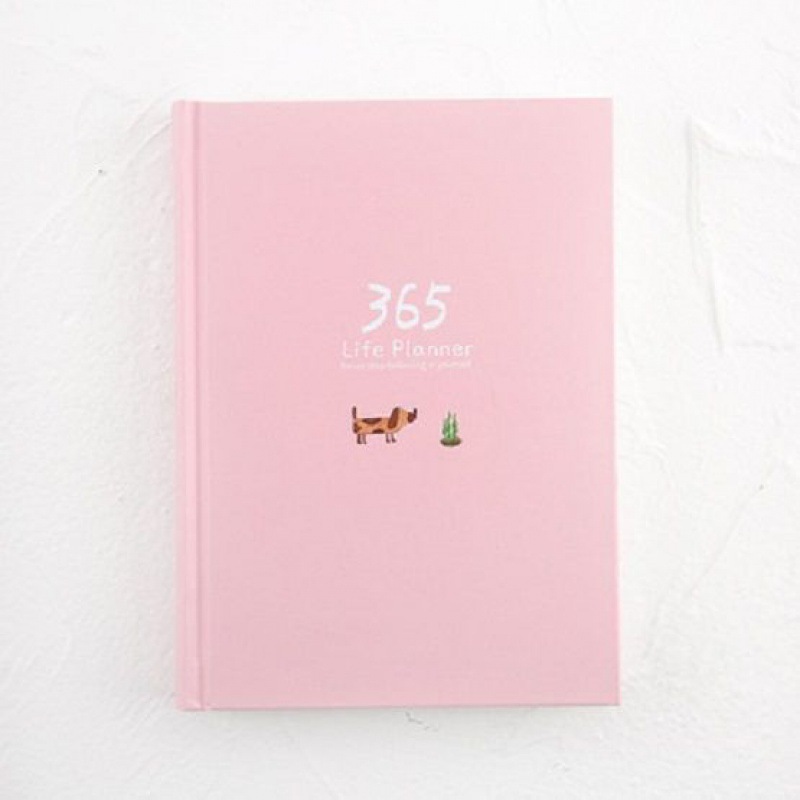 

HJK Buku Agenda Everyday Planner 365 Days Planner Book Lucu Imut Kado Unik Buku Harian Notepad Bisa