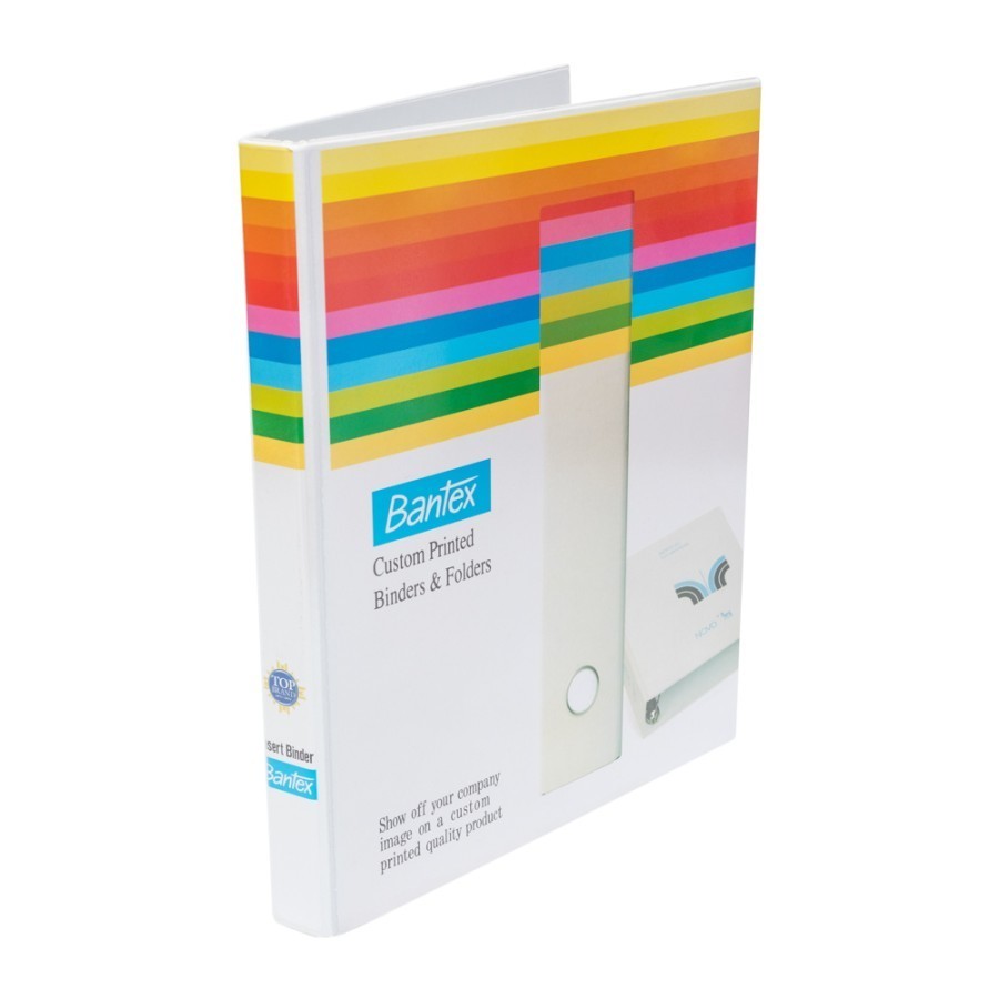 

Bantex Insert Ring Binder 2 Ring 40mm A4 White #8542 07