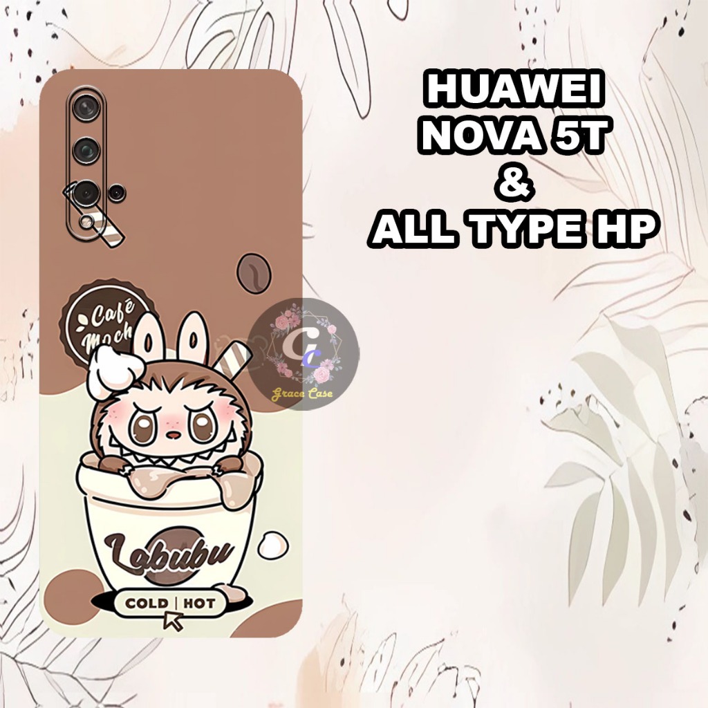 (GC38) Softcase karet Hp HUAWEI NOVA 5T Terbaru 2024 | Case Motif CEWEK | Case  Hp  HUAWEI NOVA 5T  