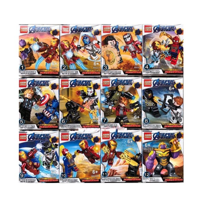 BRICKS HJLEPIN 6933 1-12 MAINAN EDUKASI ANAK