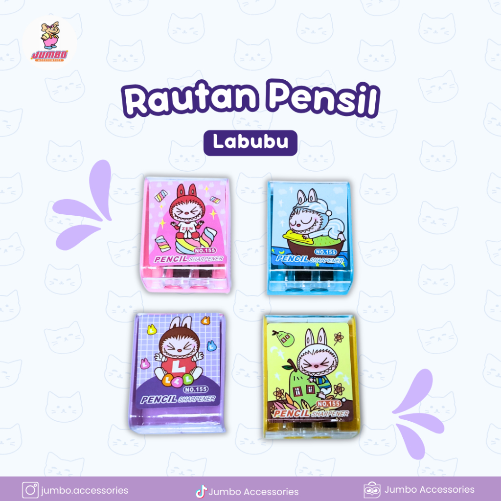

Rautan Pencil Labubuu Jumbo Accessories