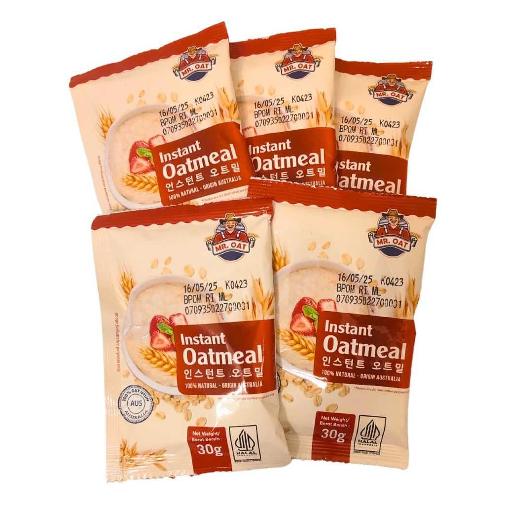

NARAYA MR OAT Instant Oatmeal 5 X 30g /150g Natural Premium Oat Origin Australia