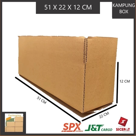 

KARDUS PACKING SINGGLE WALL UKURAN P51xL22xT12