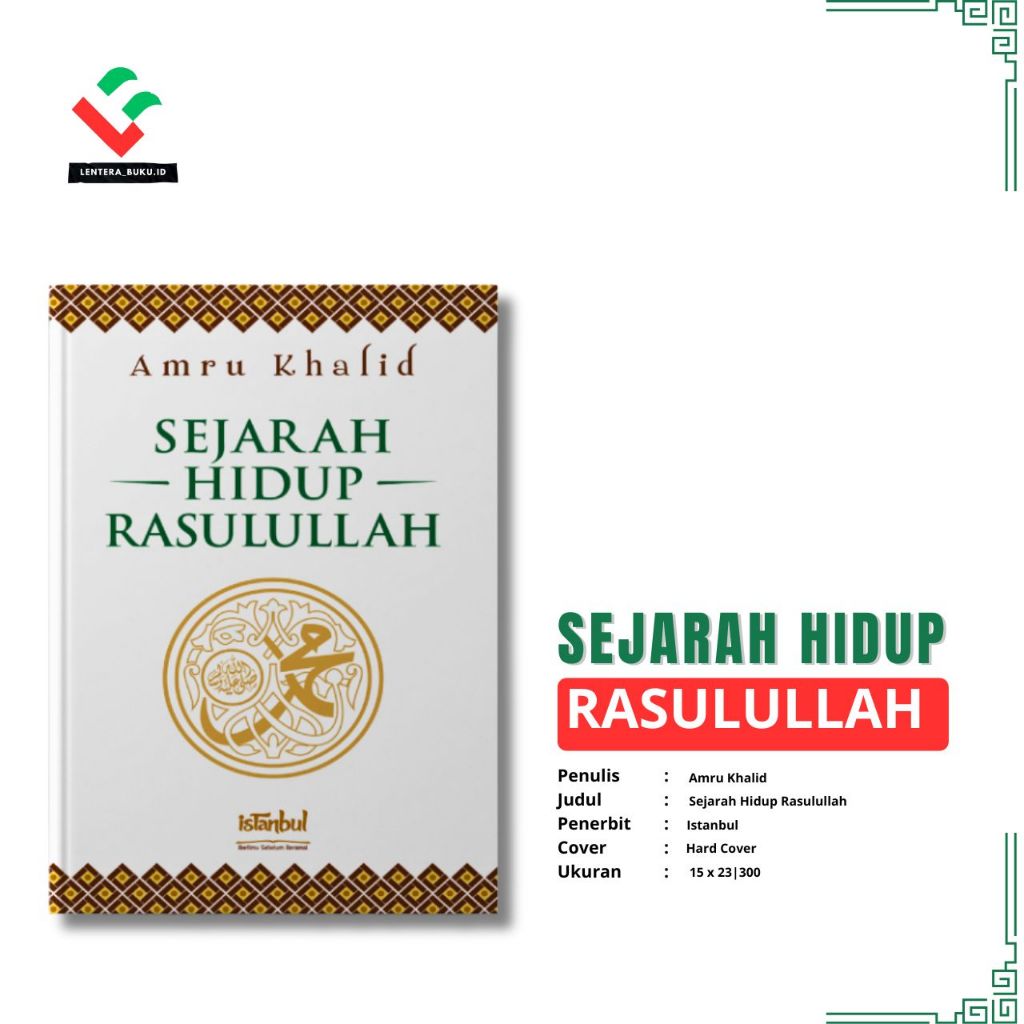 Buku Sejarah Hidup Rasulullah - Sirah Nabi Muhammad - Istanbul