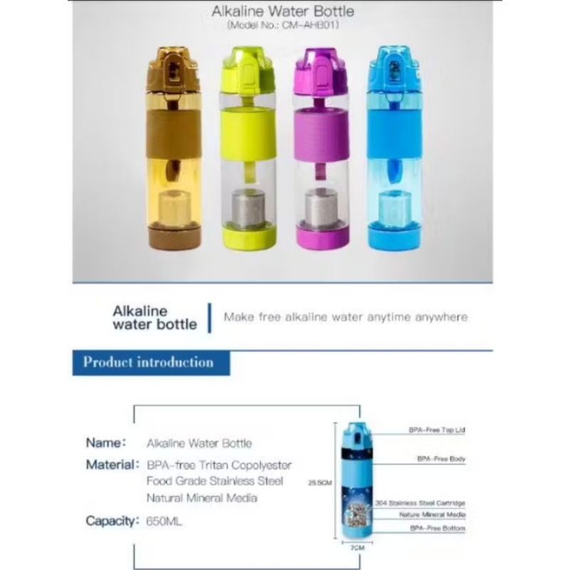 HYDROGEN WATER BOTTLE/ BOTOL AIR ALKALINE