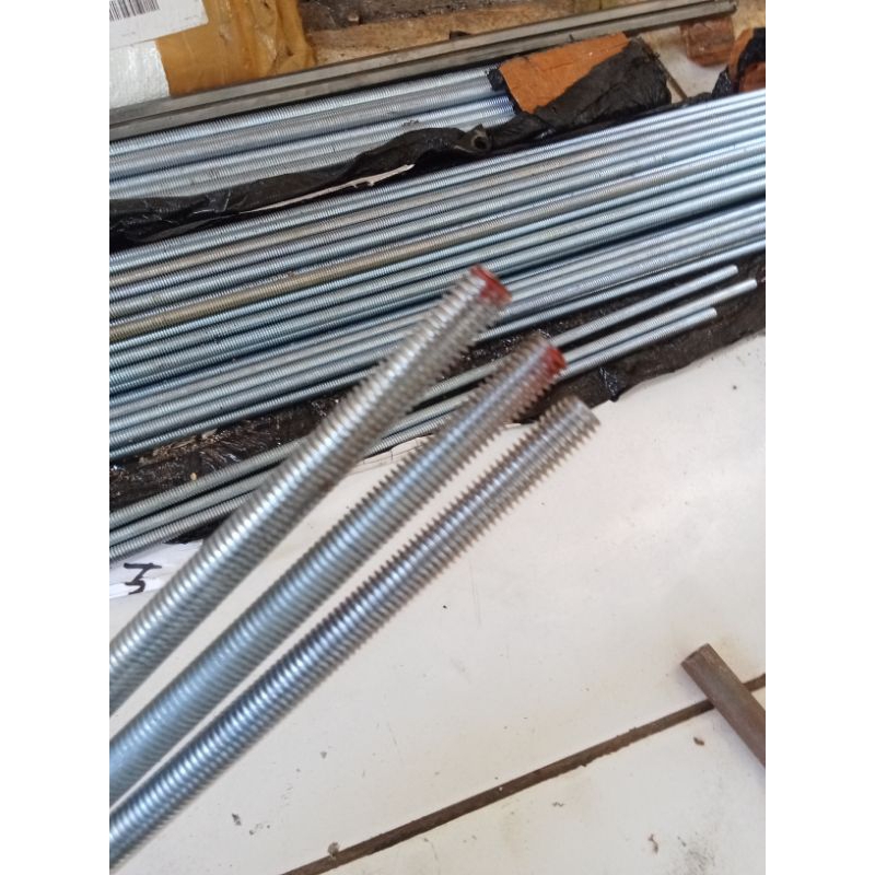 long as drat full m10..panjang 1 meter galvanis