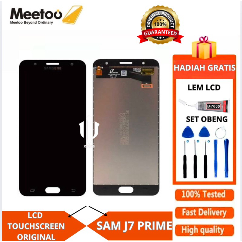 Lcd Samsung J7 Prime Touchscreen Fullset Original Free Lem obeng/Lcd Original Sam j7 prime
