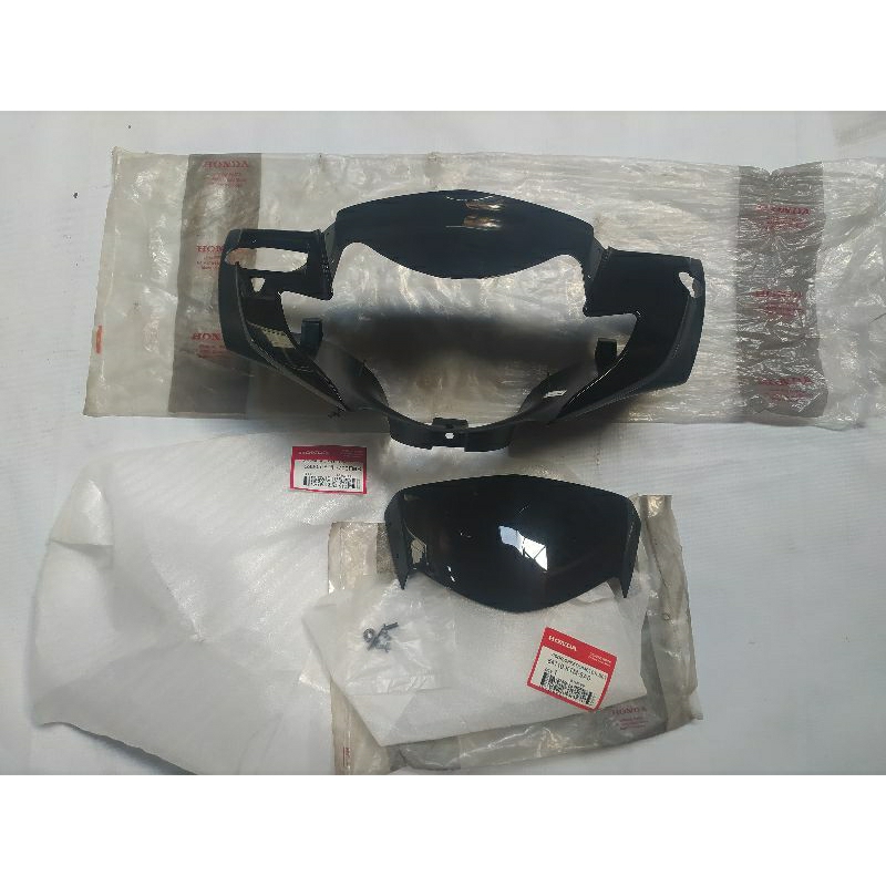 Batok Lampu Honda SUPRA X 125 Set VISOR original baru AHM 53205-KPH-700FMB