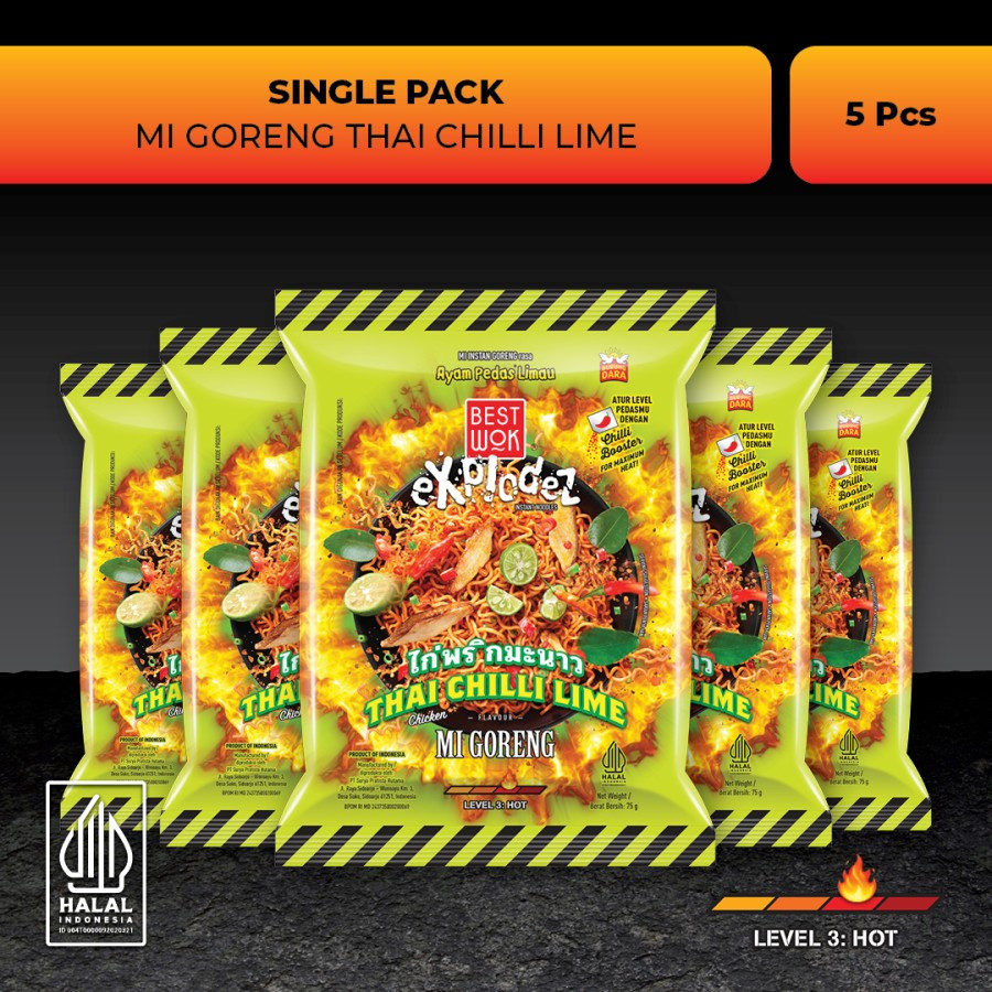 

Best Wok Mi Goreng Thai Chilli Lime Dus 5 Pcs