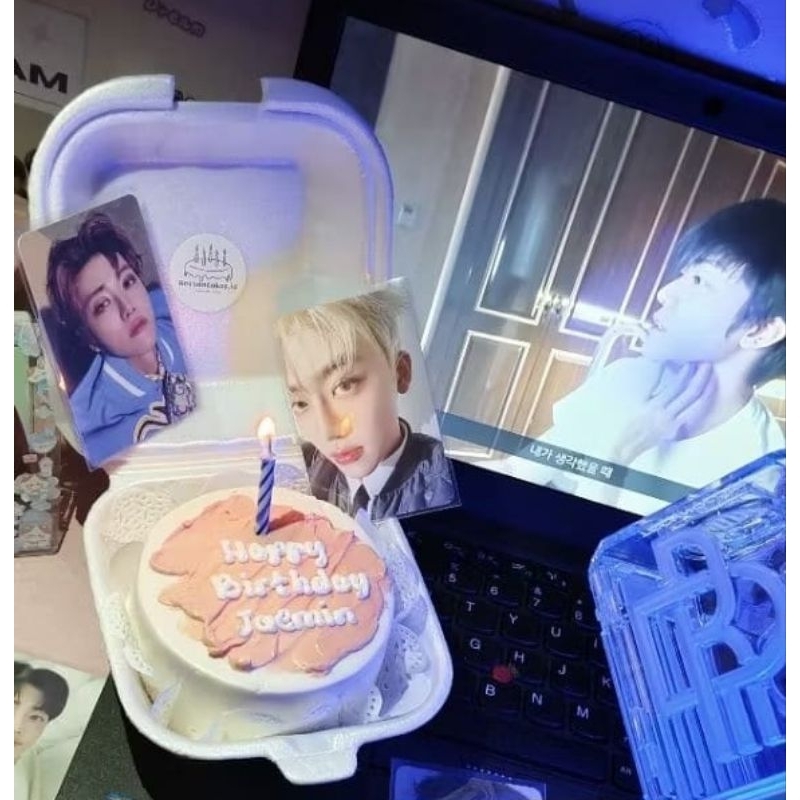 

[D10cm]korean cake birthday/custom cake/korean bento/cake mini cake birthday (bebas request desain tulisan)