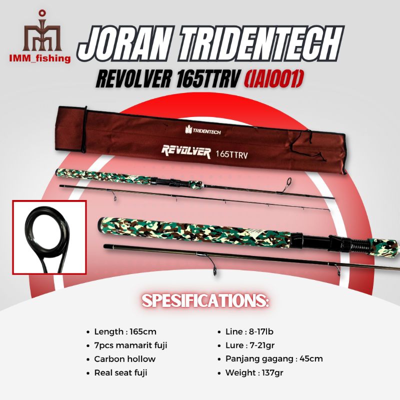 JORAN TRIDENTECH REVOLVER | Tongkat Pancing | Fishing Rod