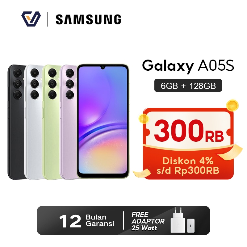 Official Samsung Galaxy A05s 6/128GB 6,7 inch 90Hz 5,000mAh Bluetooth v5.1